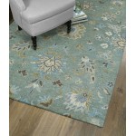 Kaleen Helena Collection Dark Mint Area Rug 12' x 15'