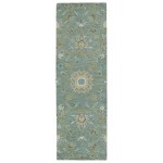 Kaleen Helena Collection Dark Mint Area Rug 12' x 15'