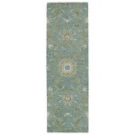 Kaleen Helena Collection Dark Mint Area Rug 9' x 12'