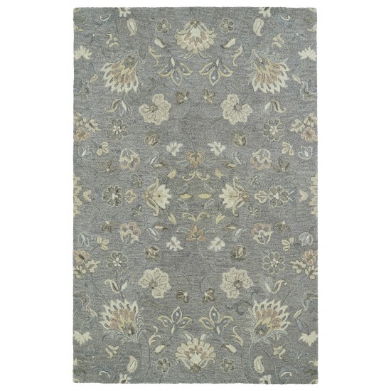 Kaleen Helena Collection Gray Ivory Area Rug 10' x 14'