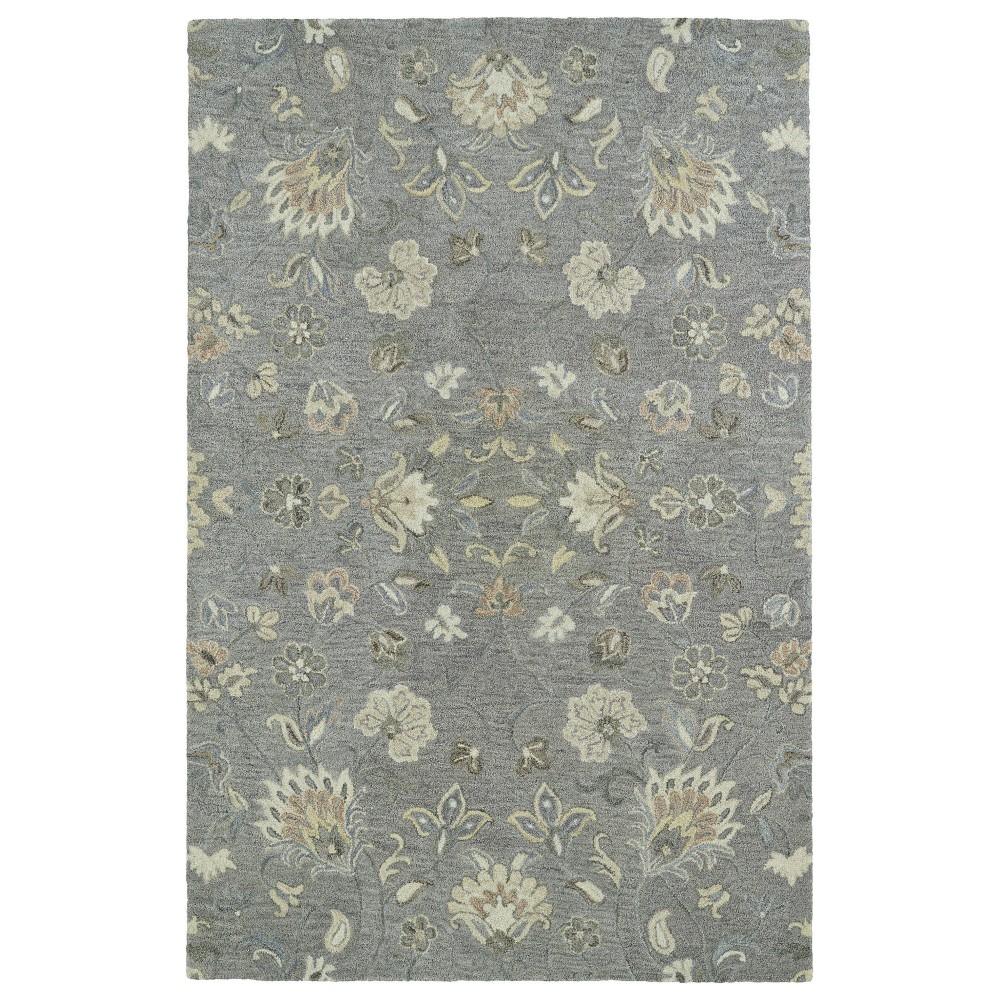 Kaleen Helena Collection Gray Ivory Area Rug 10' x 14'