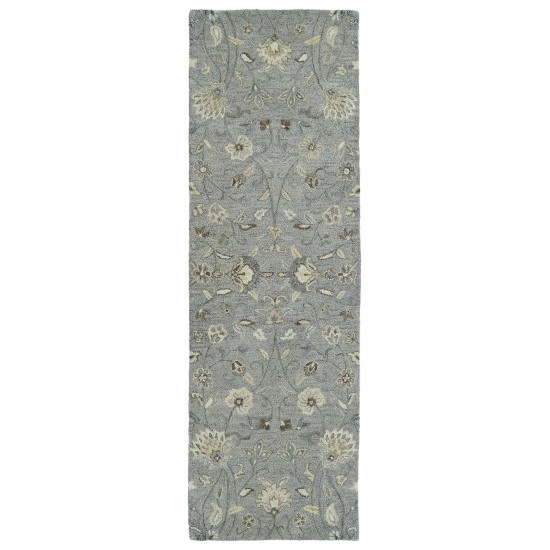 Kaleen Helena Collection Gray Ivory Area Rug 10' x 14'