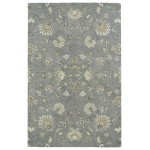 Kaleen Helena Collection Gray Ivory Runner 2'6" x 8'