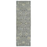 Kaleen Helena Collection Gray Ivory Runner 2'6" x 8'