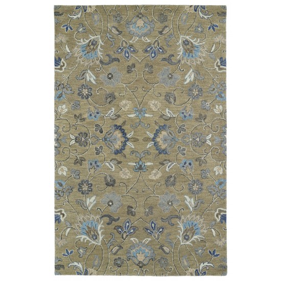 Kaleen Helena Collection Lt Brown Denim Area Rug 10' x 14'