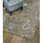 Kaleen Helena Collection Lt Brown Denim Runner 2'6" x 12'