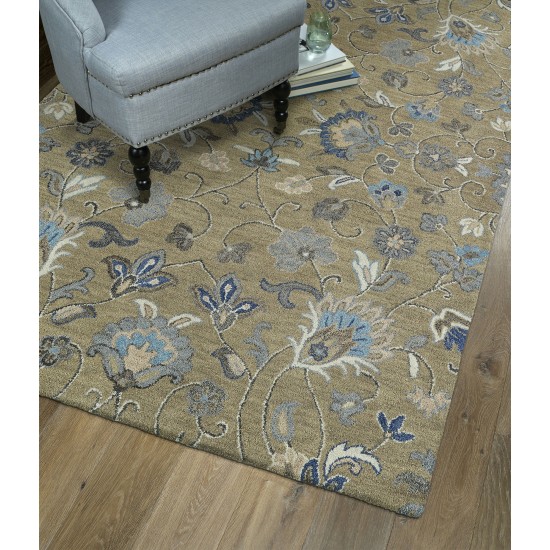 Kaleen Helena Collection Lt Brown Denim Area Rug 4' x 6'