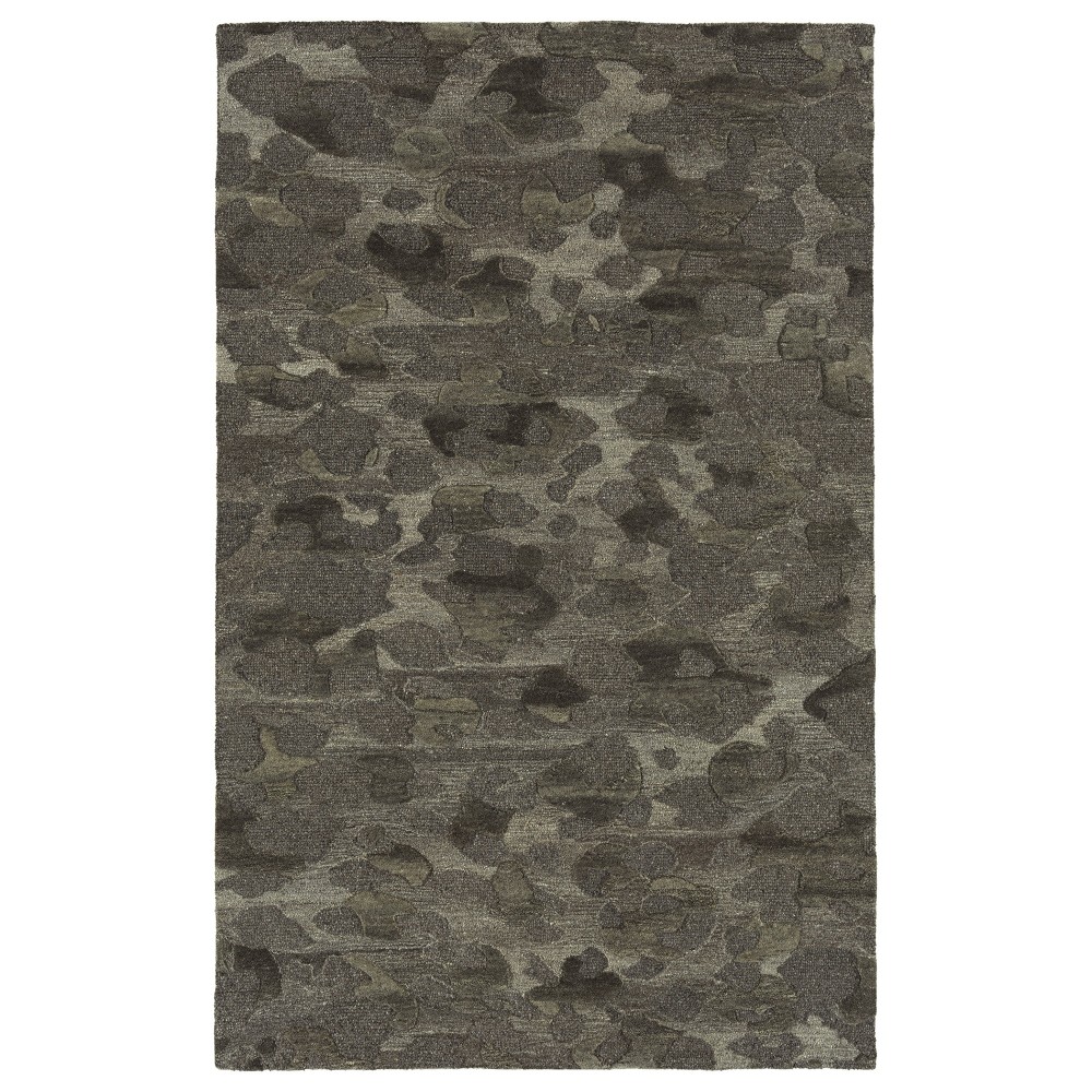 Kaleen Calvin Collection Dark Mushroom Area Rug 5' x 7'9"