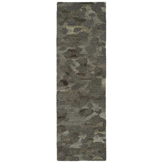 Kaleen Calvin Collection Dark Mushroom Area Rug 5' x 7'9"