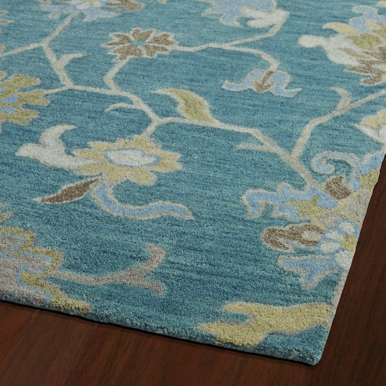 Kaleen Helena Collection Dark Turquoise Area Rug 10' x 14'