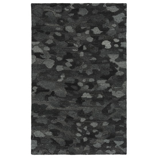 Kaleen Calvin Collection Dark Charcoal Runner 2'3" x 7'6"