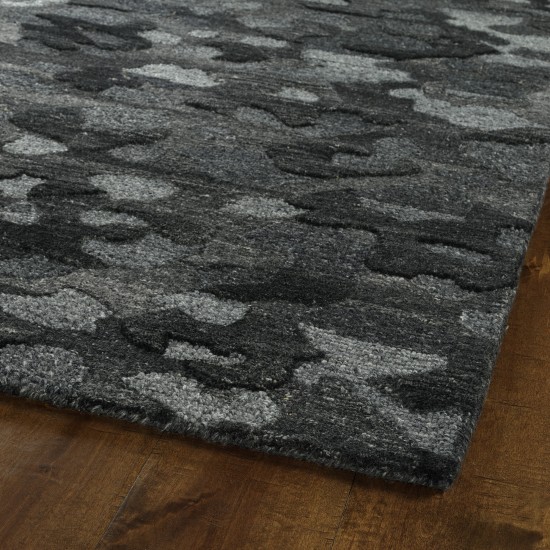 Kaleen Calvin Collection Dark Charcoal Runner 2'3" x 7'6"