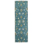 Kaleen Helena Collection Dark Turquoise Area Rug 10' x 14'