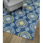 Kaleen Helena Collection Navy LtBlue Area Rug 12' x 15'