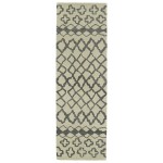 Kaleen Casablanca Collection Light Grey Throw Rug 2' x 3'