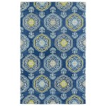 Kaleen Helena Collection Navy LtBlue Area Rug 5\' x 7\'9"