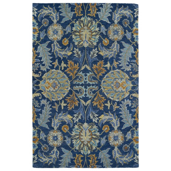 Kaleen Helena Collection Navy Denim Area Rug 10' x 14'