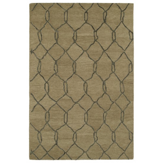 Kaleen Casablanca Collection Light Lightbrown Throw Rug 2' x 3'