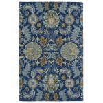 Kaleen Helena Collection Navy Denim Runner 2'6" x 8'