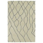 Kaleen Casablanca Collection Light Ivory Throw Rug 2' x 3'