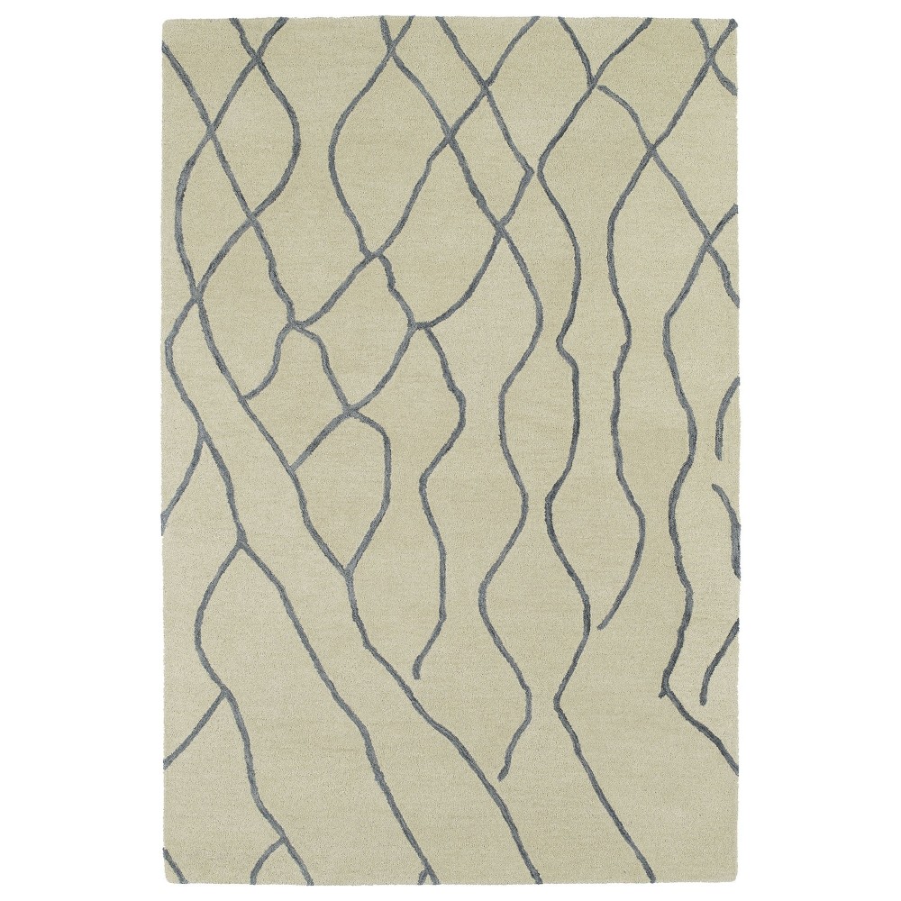 Kaleen Casablanca Collection Light Ivory Throw Rug 2' x 3'