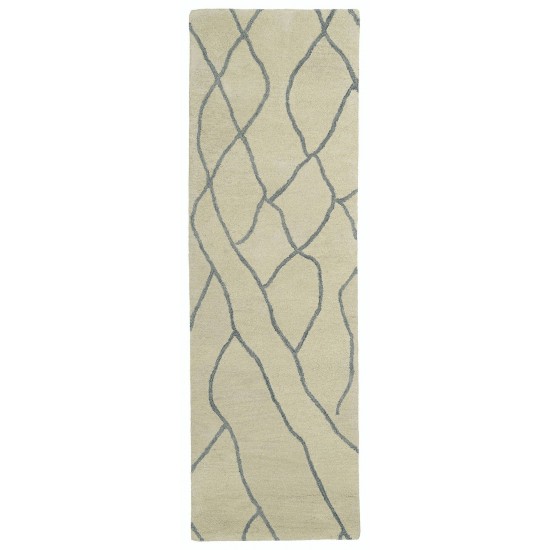 Kaleen Casablanca Collection Light Ivory Area Rug 4' x 6'