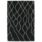 Kaleen Casablanca Collection Dark Charcoal Throw Rug 2' x 3'