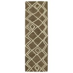 Kaleen Casablanca Collection Dark Brown Area Rug 4' x 6'