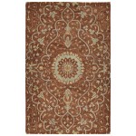 Kaleen Chancellor Collection Dark Brick Throw Rug 2' x 3'