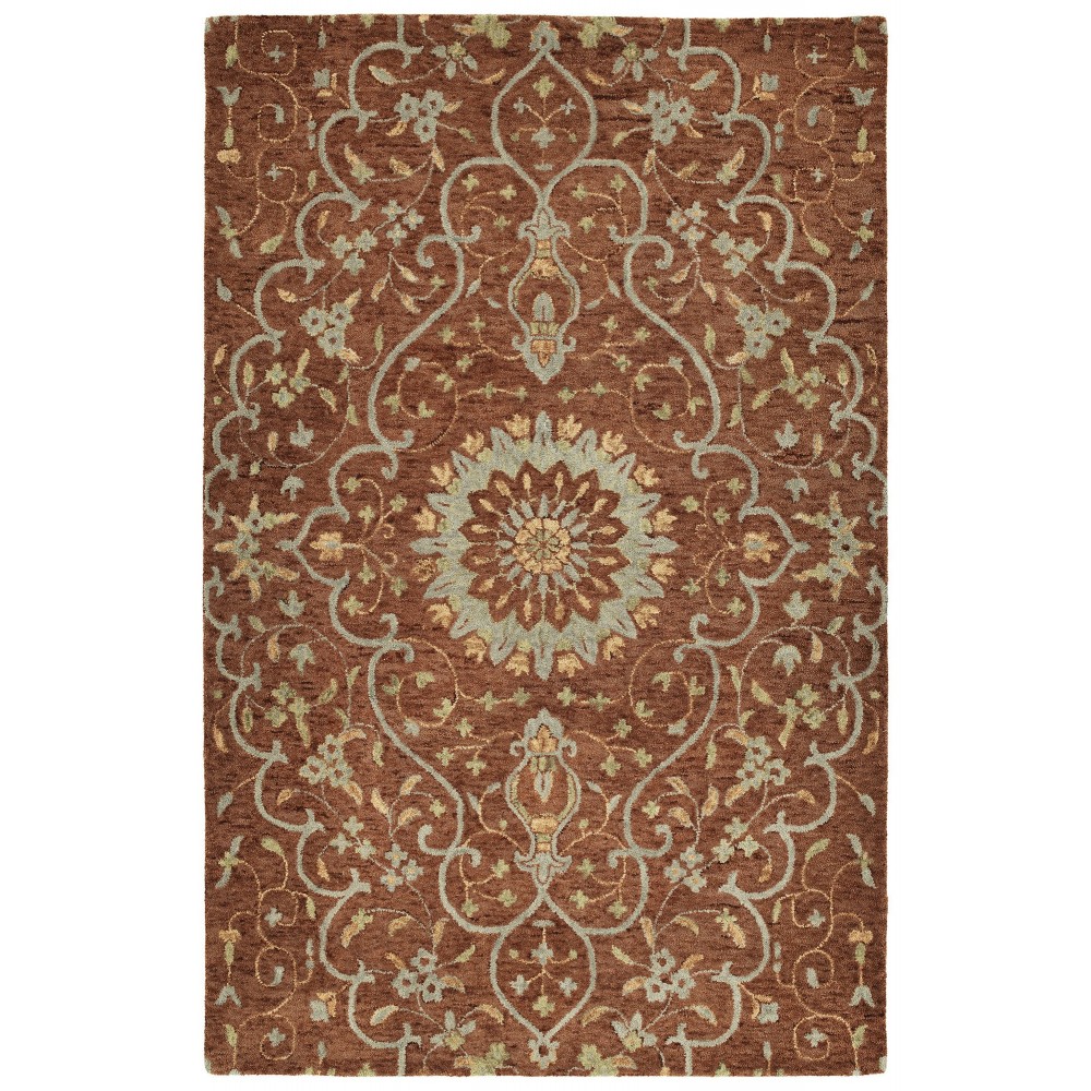 Kaleen Chancellor Collection Dark Brick Area Rug 4' x 6' Kaleen Chancellor Collection Dark Brick Area Rug 4' x 6'