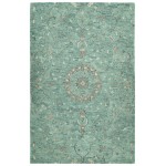 Kaleen Chancellor Collection Dark Turquoise Throw Rug 2' x 3'