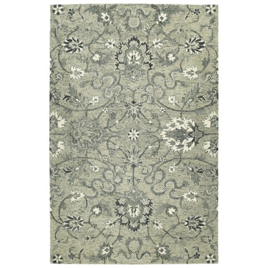 Kaleen Chancellor Collection Gray HeatherGray Throw Rug 2' x 3'