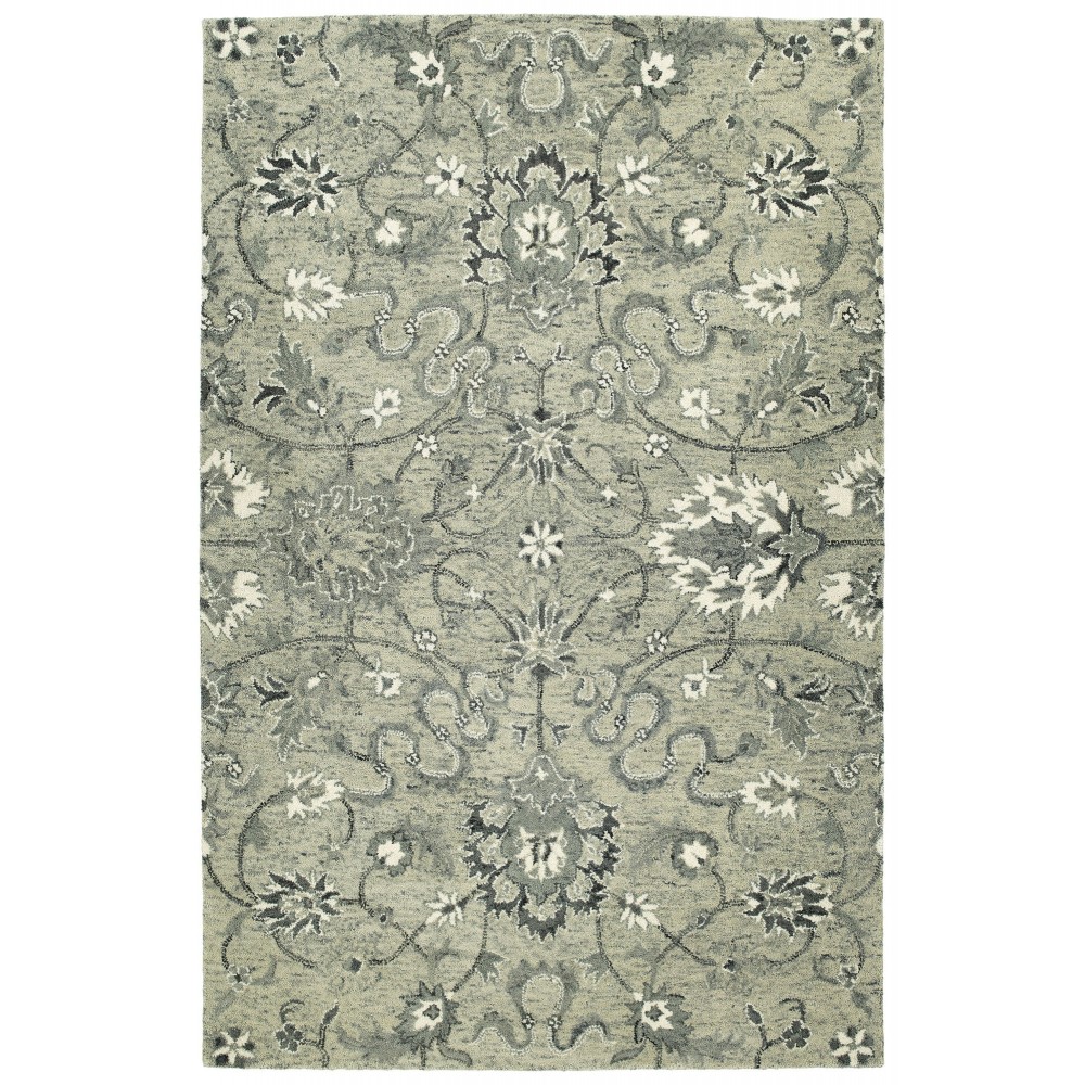 Kaleen Chancellor Collection Gray HeatherGray Runner 2'6" x 8'