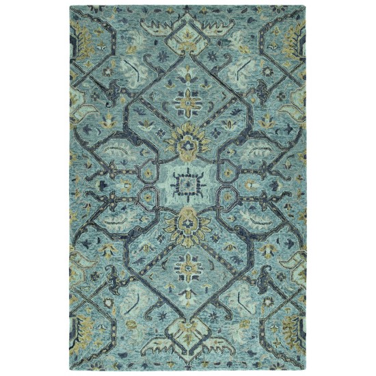 Kaleen Chancellor Collection Bright Blue Throw Rug 2' x 3'