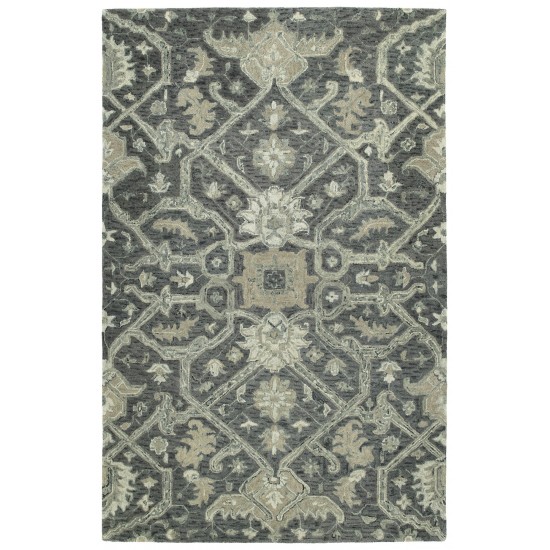 Kaleen Chancellor Collection CHA04-68 Graphite Throw Rug 2' x 3'