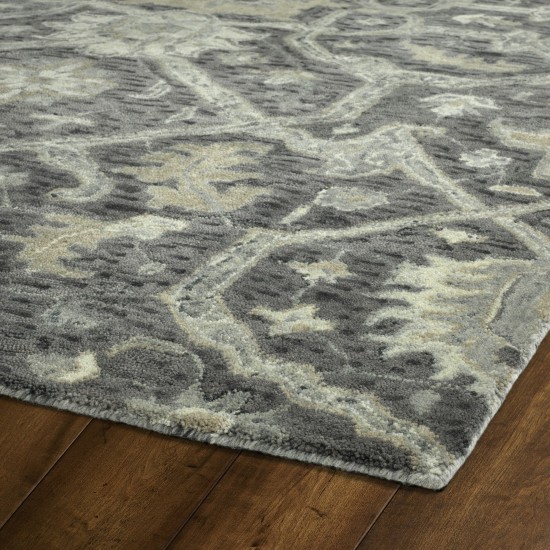 Kaleen Chancellor Collection CHA04-68 Graphite Throw Rug 2' x 3'