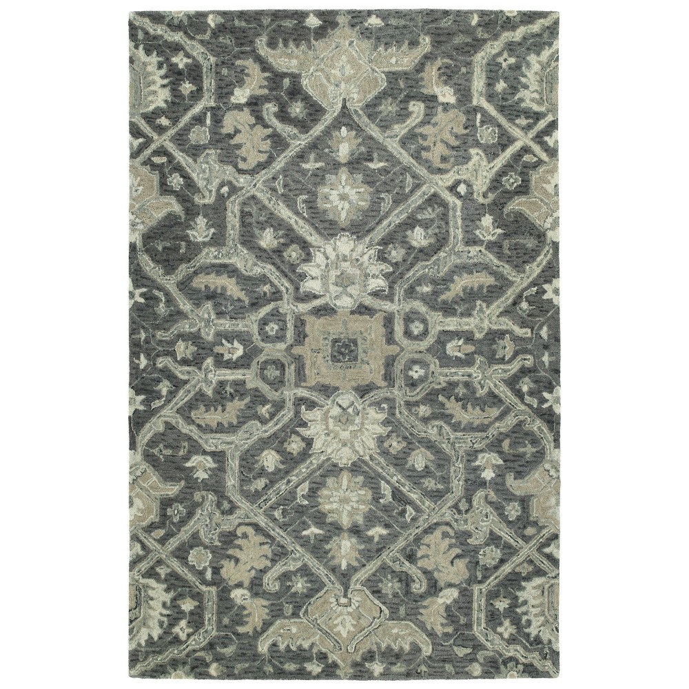 Kaleen Chancellor Collection CHA04-68 Graphite Area Rug 4' x 6' Kaleen Chancellor Collection CHA04-68 Graphite Area Rug 4' x 6'