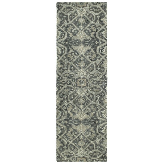 Kaleen Chancellor Collection CHA04-68 Graphite Area Rug 4' x 6'