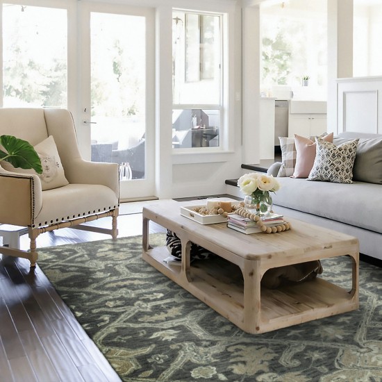 Kaleen Chancellor Collection CHA04-68 Graphite Area Rug 4' x 6'