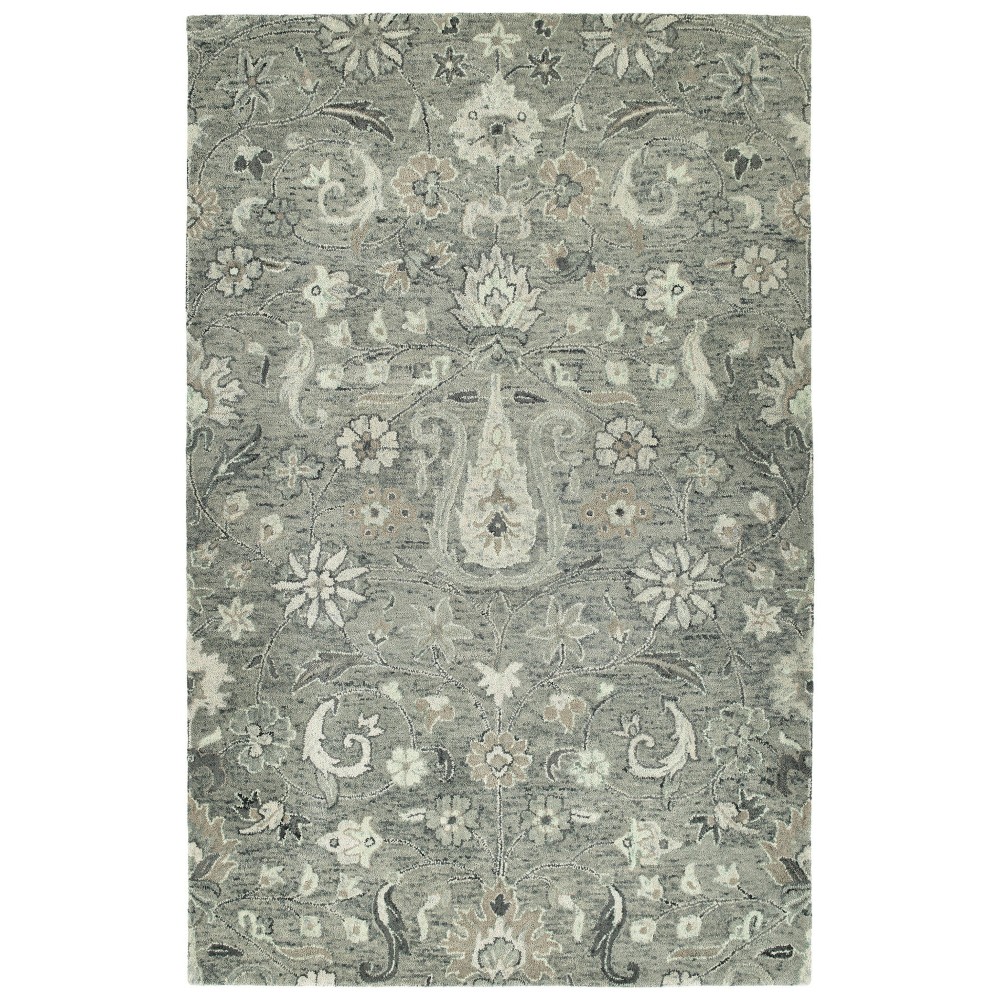 Kaleen Chancellor Collection Gray Surf Area Rug 4' x 6'