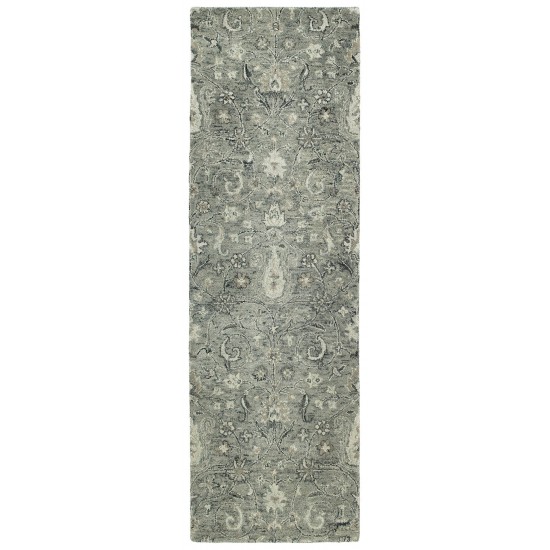 Kaleen Chancellor Collection Gray Surf Area Rug 4' x 6'