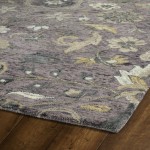 Kaleen Chancellor Collection Dark Lilac Throw Rug 2' x 3'