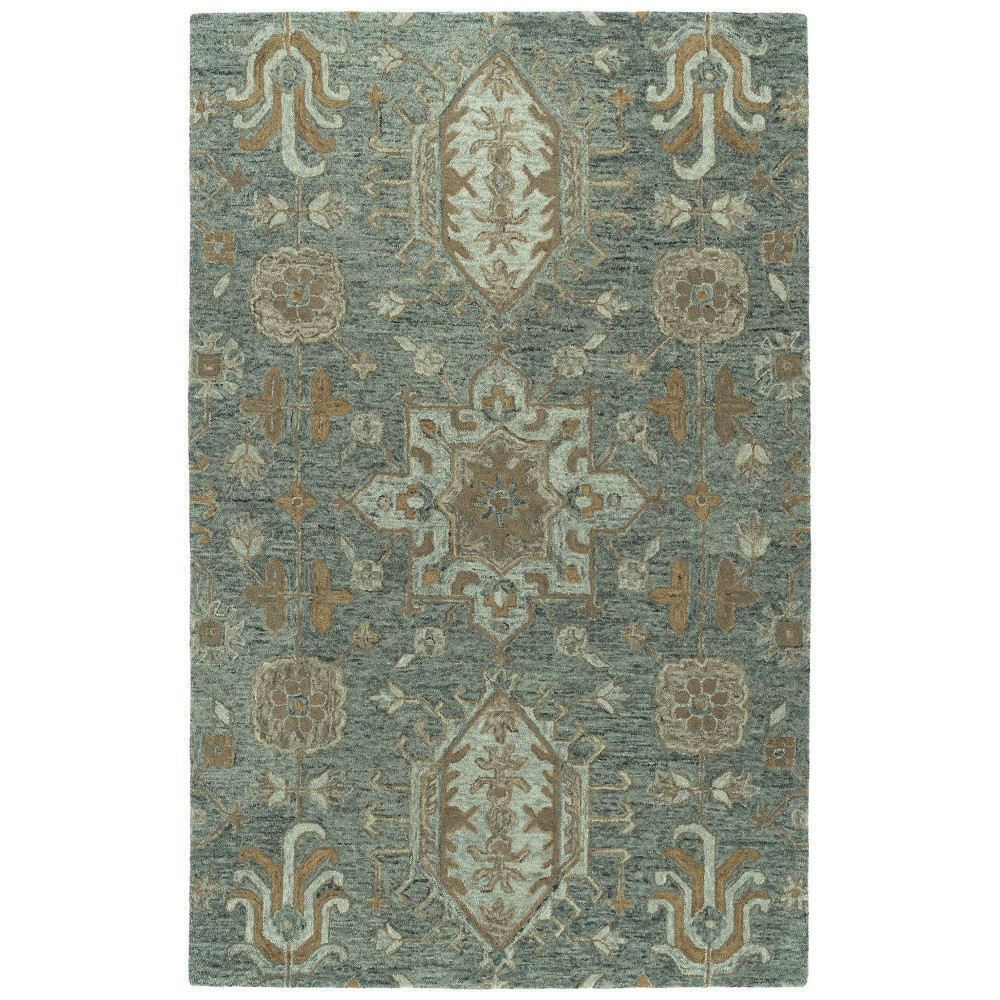 Kaleen Chancellor Collection Dark Pewter Green Area Rug 10' x 14'