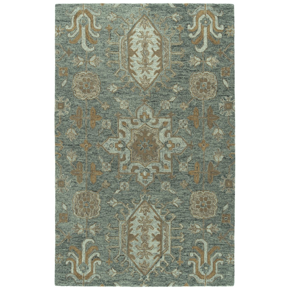 Kaleen Chancellor Collection Dark Pewter Green Runner 2'6" x 8' Kaleen Chancellor Collection Dark Pewter Green Runner 2'6" x 8'
