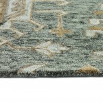 Kaleen Chancellor Collection Dark Pewter Green Runner 2'6" x 8'