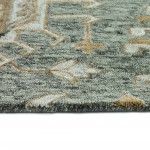 Kaleen Chancellor Collection Dark Pewter Green Area Rug 4' x 6'