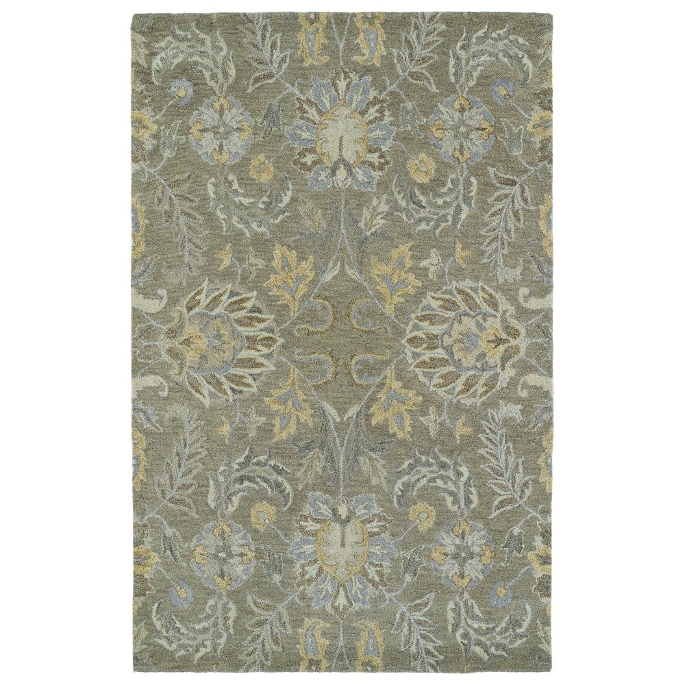 Kaleen Helena Collection Sage MilkChocolate Runner 2'6" x 12'