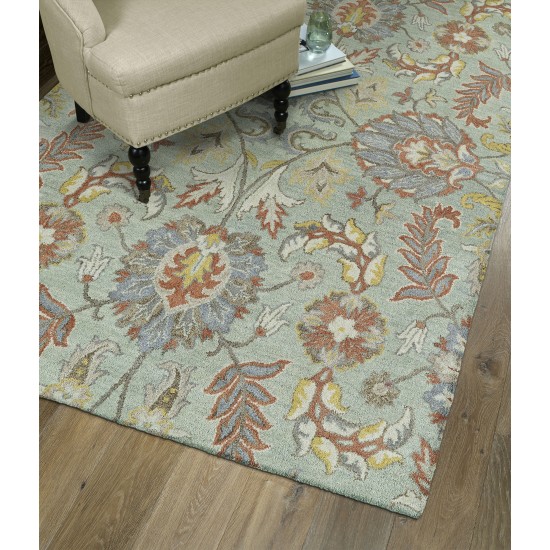 Kaleen Helena Collection Mint Beige Runner 2'6" x 8'
