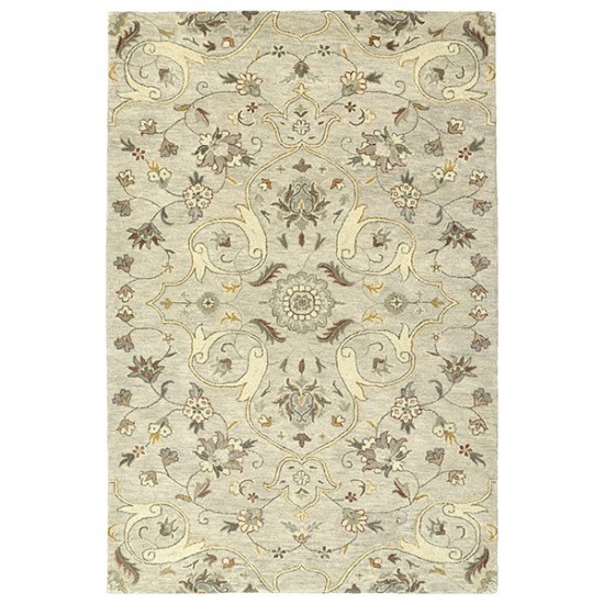 Kaleen Helena Collection Light Mushroom Throw Rug 2' x 3'