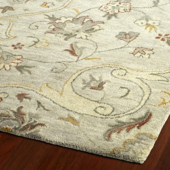 Kaleen Helena Collection Light Mushroom Throw Rug 2' x 3'